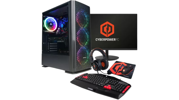 CyberPowerPC + CyberPower Gaming Desktop Bundle - Intel Core i5-14400F - GeForce RTX 5060