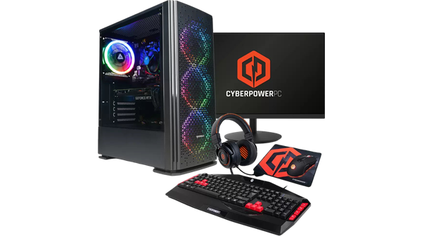 CyberPowerPC + CyberPower Gaming Desktop Bundle - Ryzen 5 5500 - GeForce RTX 5060